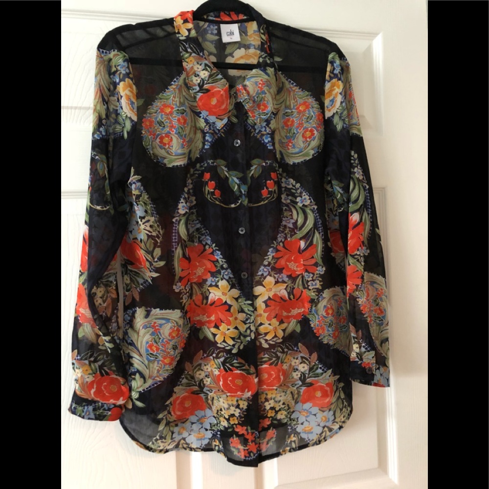 Cabi Floral Top